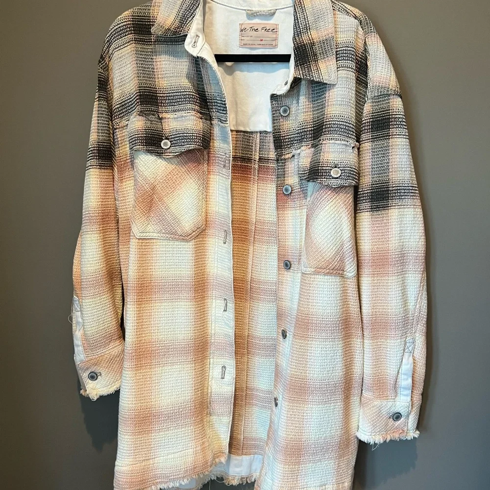 Free people Anneli Plaid Shirt Jacket - Picture 2 of 2